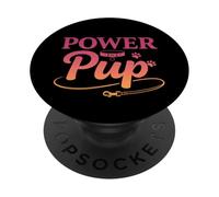 Power Pup Kinky Humor Puppy Roleplay PopSockets Adhesive PopGrip