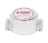 Power Push Button Switch Cover PC Magnetic Round Shape Lockout Cover Emergency Stop Button Transparent Visibility for Various Equipment Industrial Environments