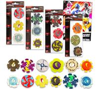 Power Rangers - 12 Count Ninja Steel Party Favors: Toy Ninja Stars & Tattoos - Unisex Kids' Birthday Party Supplies
