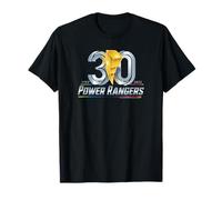 Power Rangers 30th Anniversary Celebration Silver Logo T-Shirt
