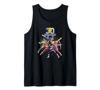 Power Rangers 30th Anniversary Mighty Morphin Vintage Poster Tank Top