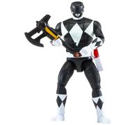 Power Rangers Adam Black Ranger Morphing Action Figure - Mighty Morphin Toy with Transform Feature, Power Axe & Lion Thunderzord Theme