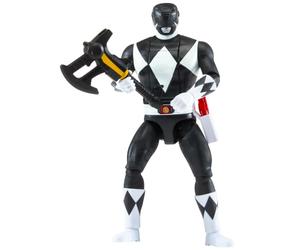 Power Rangers Adam Black Ranger Morphing Action Figure - Mighty Morphin Toy with Transform Feature, Power Axe & Lion Thunderzord Theme