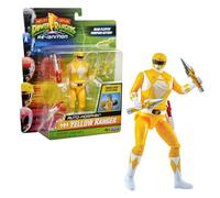 Power Rangers - Auto-Morphin 2 in 1 Jointed Figure 15cm Yellow Ranger - Trini Kwan Age 4+ PWG071