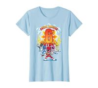 Power Rangers Awesome 6th Birthday Mini Action Shot T-Shirt