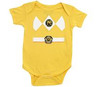 Power Rangers Baby Ranger Costume Romper Onesie (12-18 Months, Yellow)