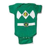 Power Rangers Baby Ranger Costume Romper Onesie (18-24 Months, Green)