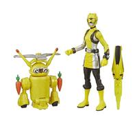 Power Rangers Beast Morphers Yellow Ranger and Morphin Jax Beast Bot 15-cm Action Figure 2-Pack Toys Inspired by the TV Programme