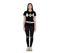 Power Rangers Black Costume T-Shirt(Black,Medium)