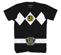 Power Rangers Black Costume T-Shirt(Black,XXL)