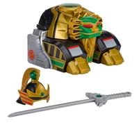 Power Rangers Black Ranger Lion Thunderzord Action Figure - Mighty Morphin Zord Toy with Armor & Helmet Megazord Conversion