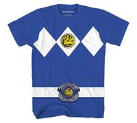 Power Rangers Blue Costume T-Shirt(Blue,XXL)