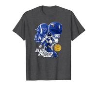 Power Rangers Blue Ranger T-Shirt, Men, Dark Heather Grey, Medium