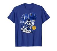 Power Rangers Blue Ranger T-Shirt, Men, Royal Blue, XX-Large