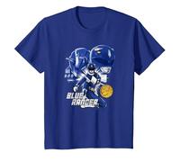 Power Rangers Blue Ranger T-Shirt, Youth, Royal Blue, X-Small