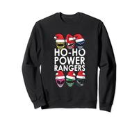 Power Rangers Christmas Hat Heads Ho Ho Sweatshirt