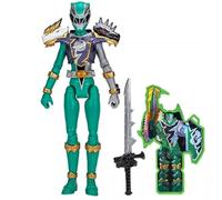 Power Rangers Dino Fury Cosmic Armor Green Ranger 6-Inch Action Figure Toy Inspired by TV Show with Dino Fury Key and Weapon Accessories for Ages 4 and Up