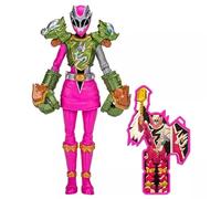 Power Rangers Dino Fury Smash Armor Pink Ranger 6-Inch Action Figure Toy Inspired by TV Show with Weapon Accessories for Ages 4 and Up