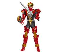 Power Rangers Dino Fury Spiral Strike Red Ranger 30-cm-scale Electronic Action Figure Toy, Ages 4 and Up, Includes 2 Accessories