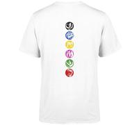 Power Rangers Disc Kids' T-Shirt - White - 11-12 Years
