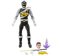 Power Rangers Hasbro Lightning Collection 15 cm Dino Charge Black Ranger Premium Action Figure to Collect with Accessories