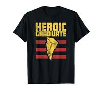 Power Rangers Heroic Graduate Lightning & Text T-Shirt