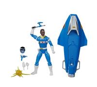 Power Rangers Lightning Collection In Space Blue Ranger & Galaxy Glider 15-cm Premium Collectible Action Figure Toy
