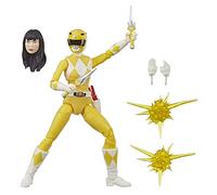 Power Rangers Lightning Collection Mighty Morphin Yellow Ranger Collectible 6" Action Figure Toy with Accessories (Import Stock)