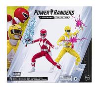 Power Rangers Lightning Collection Mighty Morphin Yellow Ranger & Red Ranger Swap Jason & Trini Boom Comics 2-Pack 6-Inch Action Figures
