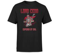 Power Rangers Lord Zedd Men's T-Shirt - Black | Size: Medium Power Rangers Black M