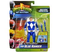 Power Rangers Mighty Morphin Auto-Morphin Blue Ranger Action Figure
