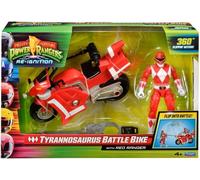 Power Rangers Mighty Morphin Re-Ignition - Tyrannosaurus Battle Bike with Red Ranger Figure