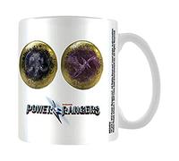 Power Rangers Movie MG24514 Power Coins Ceramic Mug, Multicoloured, 7.9 x 11 x 9.3 cm