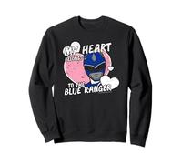Power Rangers My Heart Belongs To The Blue Ranger Vintage Sweatshirt