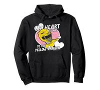 Power Rangers My Heart Belongs To The Yellow Ranger Vintage Pullover Hoodie