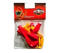 Power Rangers Mystic Force Latex Printed Balloons (Pack Of 8) Red/yellow (One Size)