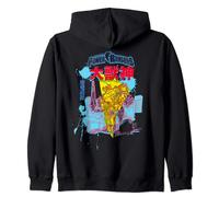 Power Rangers Neonn Landscape Kanji Zip Hoodie