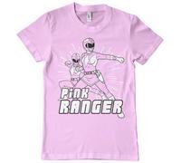 Power Rangers Officially Licensed Pink Ranger Mens T-Shirt (Pink), XX-Large