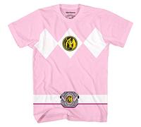 Power Rangers Pink Costume T-Shirt(Pink,X-Large)