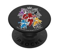 Power Rangers Polygon Group Shot PopSockets Adhesive PopGrip