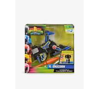 Power Rangers Blue Ranger Unicorn Thunderzord Action Figure - Mighty Morphin Zord Toy with Boulder-Throwing & Horn Strike Features
