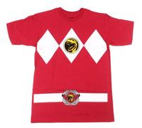 Power Rangers Red Adult Ranger Costume Red T-Shirt Tee (XX-Large)