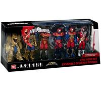 Power Rangers Super Ninja Steel Epic Hero Action Figure 6 Pack with Red Ranger