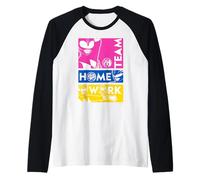 Power Rangers Team Home Work Raglan Baseball Tee