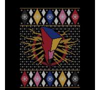 Power Rangers Women's Christmas T-Shirt - Black - S