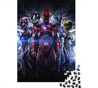 Power Rangers Wooden Jigsaw Puzzles for Adults Fun 1000 Pieces Education Game Home Decoration Stress Relief Toy Intellectual Game Premium & Durable 1000pcs (75x50cm)