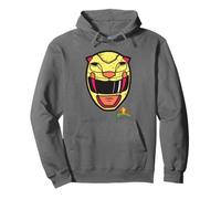 Power Rangers Yellow Ranger Sabertooth Tiger Big Face Pullover Hoodie