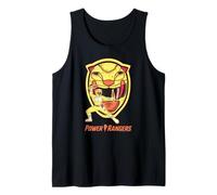 Power Rangers Yellow Ranger Trini Kwan Sabertooth Tiger Tank Top