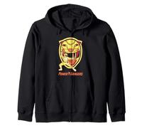 Power Rangers Yellow Ranger Trini Kwan Sabertooth Tiger Zip Hoodie