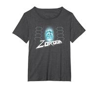 Power Rangers Zordon T-Shirt, Women's Plus, Dark Heather Grey, 3X